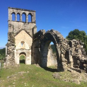 Ruines de l'église de Saint Geniez ô Merle (19) - chantier Socoba